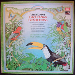 Heitor Villa-Lobos / Paul Capolongo / Orchestre De Paris Bachianas Brasileiras Vinyl LP USED