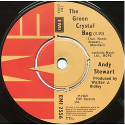 Andy Stewart Green Crystal Bag USED VINYL 7INCH 45 RPM SINGLE