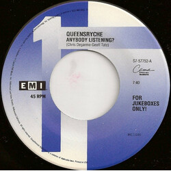 Queensrÿche Anybody Listening? USED VINYL 7INCH 45 RPM SINGLE JUKEBOX