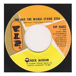 Chuck Jackson Baby I'll Get It USED VINYL 7INCH 45 RPM STYRENE