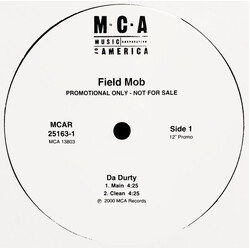 Field Mob Da Durty USED VINYL 12INCH 33 S RPM PROMO