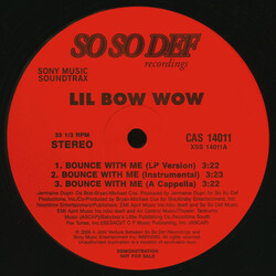 Lil' Bow Wow Bounce With Me / Ooh Big Momma USED VINYL 12INCH PROMO