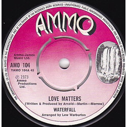 Waterfall (13) Love Matters USED VINYL 7INCH 45 RPM SINGLE