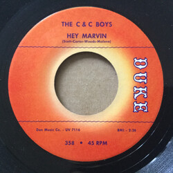 The C & C Boys Hey Marvin / You Stole My Heart Vinyl 7" USED