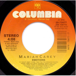 Mariah Carey Emotions Vinyl 7" USED
