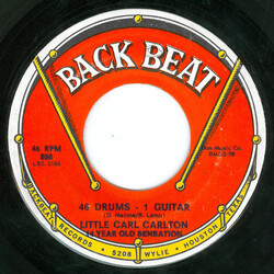 Carl Carlton 46 Drums - 1 Guitar / Why Don't They Leave Us Alone USED VINYL 7INCH 45 RPM SINGLE