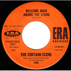 The Certain Scene Welcome Back Among The Living USED VINYL 7INCH 45 RPM SINGLE PROMO