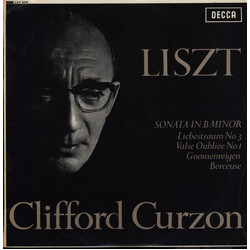 Franz Liszt / Clifford Curzon A Liszt Recital Vinyl LP USED