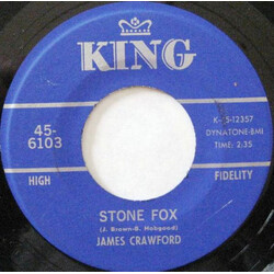 James Crawford Stone Fox / Hold It USED VINYL 7INCH 45 RPM SINGLE