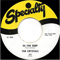 The Crystals (4) In The Deep / Love You So USED VINYL 7INCH SINGLE REISSUE