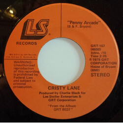 Cristy Lane Penny Arcade / Somebody's Baby USED VINYL 7INCH 45 RPM SINGLE STEREO