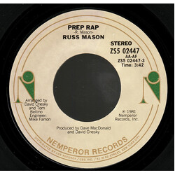 Russ Mason Prep Rap / La La USED VINYL 7INCH 45 RPM SINGLE
