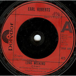 Earl Roberts Long Weekend USED VINYL 7INCH 45 RPM