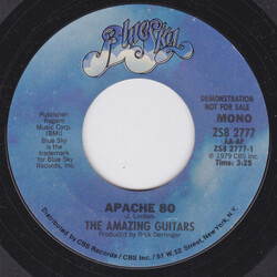 The Amazing Guitars Apache 80 USED VINYL 7INCH 45 RPM PROMO STEREO MONO