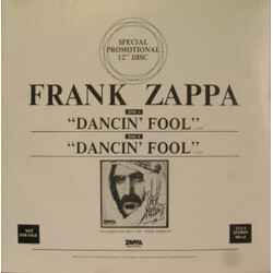 Frank Zappa Dancin' Fool USED VINYL 12INCH 33 S RPM PROMO