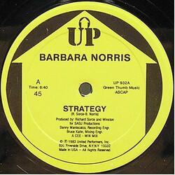 Barbara Norris Strategy USED VINYL 12INCH 45 RPM