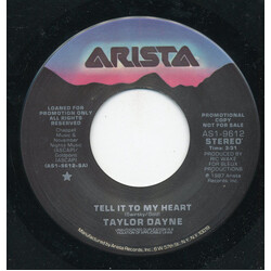 Taylor Dayne Tell It To My Heart USED VINYL 7INCH 45 RPM SINGLE PROMO