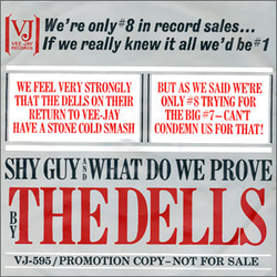 The Dells Shy Girl / What Do We Prove Vinyl 7" USED