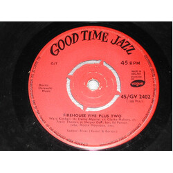 Firehouse Five Plus Two Sobbin' Blues / Just A Stomp At The Twilight USED VINYL 7INCH