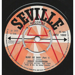 Dooley Silverspoon Bump Me Baby USED VINYL 7INCH 45 RPM SINGLE PROMO