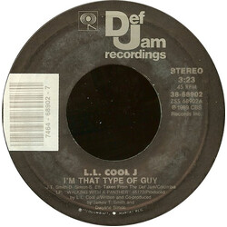LL Cool J I'm That Type Of Guy / It Gets No Rougher USED VINYL 7INCH 45 RPM STYRENE STEREO