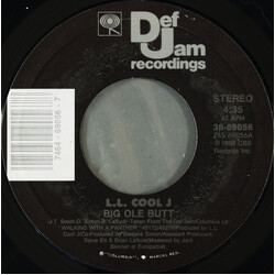 LL Cool J Big Ole Butt USED VINYL 7INCH 45 RPM STYRENE STEREO