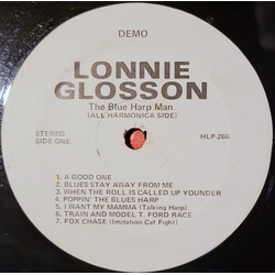 Lonnie Glosson The Blue Harp Man Vinyl LP USED