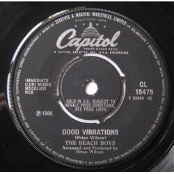 The Beach Boys Good Vibrations USED VINYL 7INCH SINGLE 45 RPM