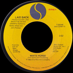 Laid Back White Horse / So Wie So USED VINYL 7INCH 45 RPM