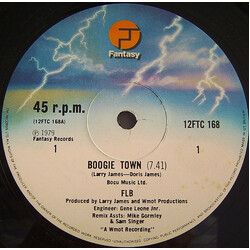 Fat Larry's Band Boogie Town USED VINYL 12INCH 45 RPM