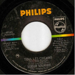 Soeur Sourire / The Singing Nun Tous Les Chemins = All The Roads USED VINYL 7INCH 45 RPM SINGLE STYRENE