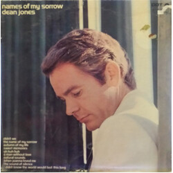 Dean Jones (7) Names Of My Sorrow Vinyl LP USED