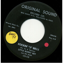 Little Bobby Rey And His Band Rockin' "J" Bells / Corrido De Auld Lang Syne USED VINYL 7INCH 45 RPM SINGLE