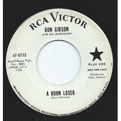 Don Gibson / The Jordanaires A Born Loser VINYL 7" USED