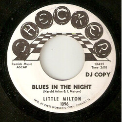 Little Milton Blues In The Night / Blind Man USED VINYL 7INCH 45 RPM SINGLE PROMO