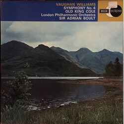 Ralph Vaughan Williams / The London Philharmonic Orchestra / Sir Adrian Boult Symphony No. 4 / Old King Cole Vinyl LP USED