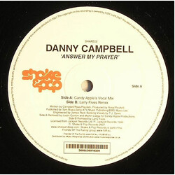 Danny Campbell Answer My Prayer VINYL 12" USED