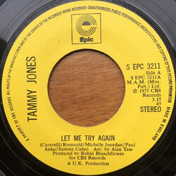 Tammy Jones Let Me Try Again USED VINYL 7INCH 45 RPM SINGLE