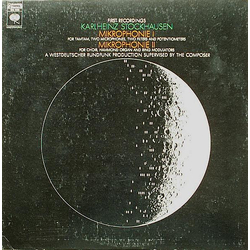 Karlheinz Stockhausen Mikrophonie I / Mikrophonie II Vinyl LP USED