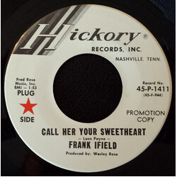 Frank Ifield Call Her Your Sweetheart USED VINYL 7INCH 45 RPM SINGLE PROMO
