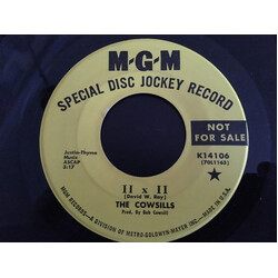 The Cowsills II X II USED VINYL 7INCH 45 RPM SINGLE PROMO