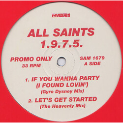 All Saints 1.9.7.5. If You Wanna Party (I Found Lovin') VINYL 12" USED