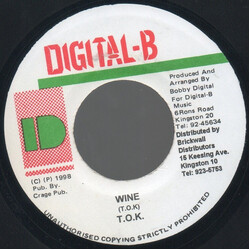T.O.K. Wine USED VINYL 7INCH 45 RPM