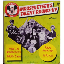 Mickey Mouse Club Mouseketeer's Talent Round-Up USED VINYL 7INCH 45 RPM