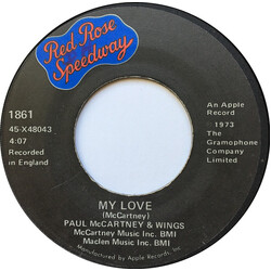 Paul McCartney & Wings My Love USED VINYL 7INCH 45 RPM SINGLE