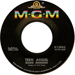 Mark Dinning Teen Angel / Bye Now Baby USED VINYL 7INCH 45 RPM SINGLE