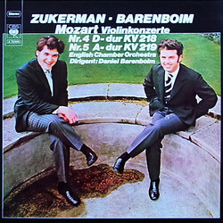 Wolfgang Amadeus Mozart / Pinchas Zukerman / Daniel Barenboim / English Chamber Orchestra Violinkonzerte Nr. 4 D-dur KV 218 •  Nr. 5 A-dur KV 219 Viny