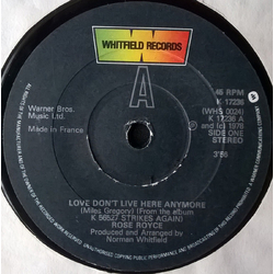 Rose Royce Love Don't Live Here Anymore Vinyl 7" USED