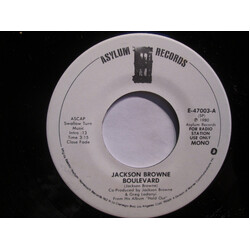Jackson Browne Boulevard USED VINYL 7INCH 45 RPM PROMO STEREO MONO