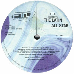 The Latin All Star Salsa Vibes VINYL 12" USED